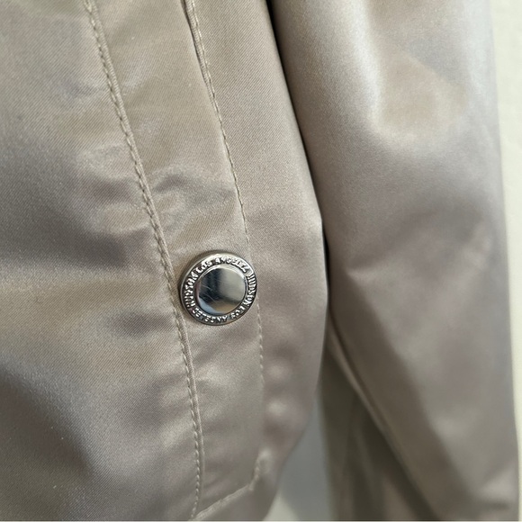 48. Satin Bomber Jacket by Hudson Size Large - Picture 5 of 12